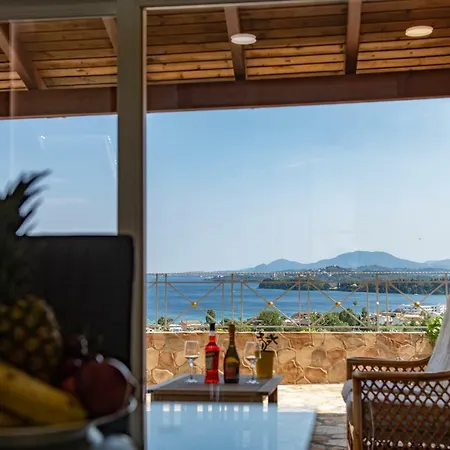 Belvedere ,pyrgi,corfu ,stunning Ipsos Bay View Agios Markos