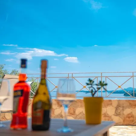 Belvedere ,pyrgi,corfu ,stunning Ipsos Bay View Villa Agios Markos