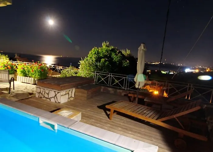 Belvedere ,pyrgi,corfu ,stunning Ipsos Bay View Willa *