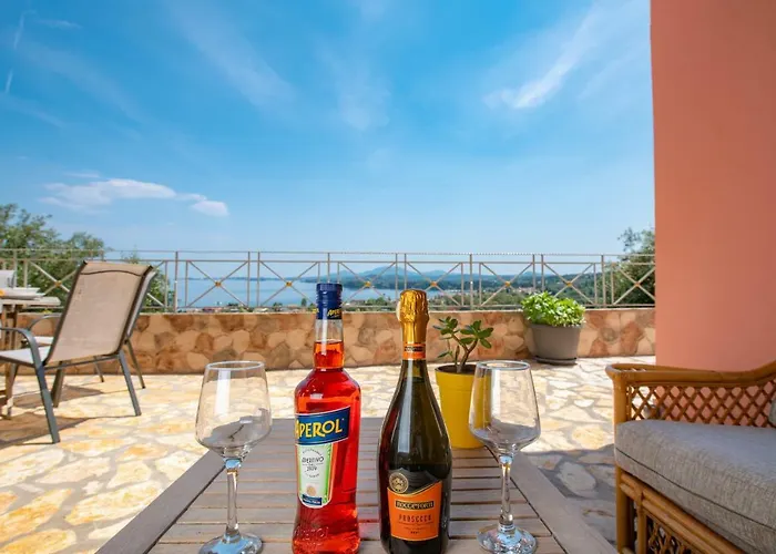Belvedere ,pyrgi,corfu ,stunning Ipsos Bay View Willa *