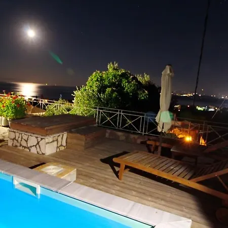 Belvedere ,pyrgi,corfu ,stunning Ipsos Bay View Villa *