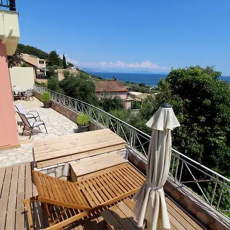 Villa Belvedere ,pyrgi,corfu ,stunning Ipsos Bay View