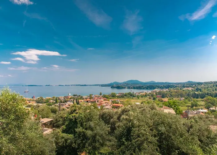 Belvedere ,pyrgi,corfu ,stunning Ipsos Bay View Villa *
