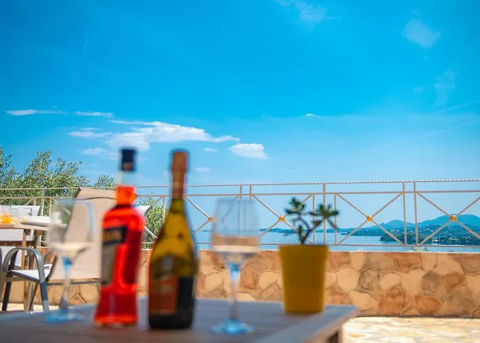 Belvedere ,pyrgi,corfu ,stunning Ipsos Bay View 빌라 Ágios Márkos